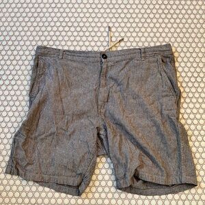 Taylor Stitch Men's Gray Flat Front Shorts
